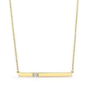 สร้อยคอเพชร ตัวเรือนทองคำเหลือง 14K จาก RockHer