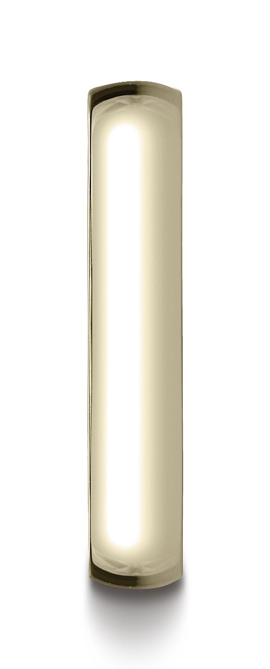 แหวนแสงโดมต่ำสีเหลืองทอง 14k ขนาด 4 มม.