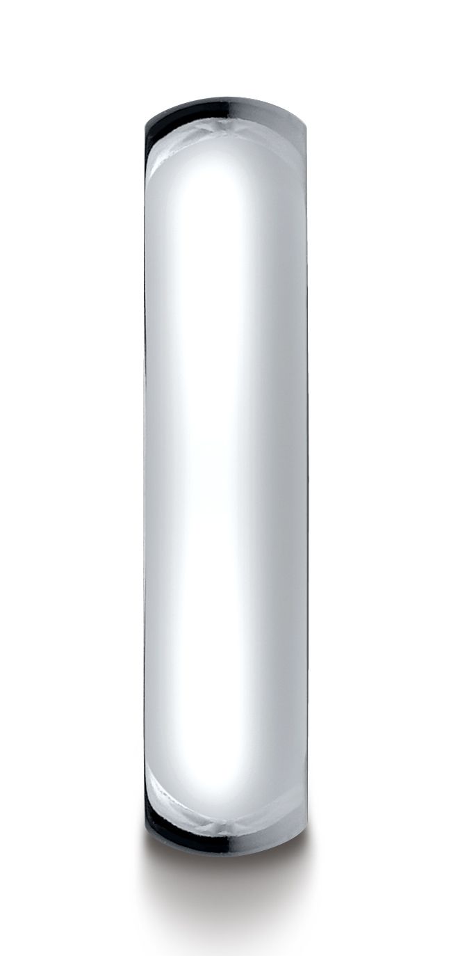 Platinum 5mm Slightly Domed Standard Comfort-fit Ring