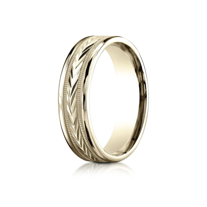 6mm Comfort-Fit Wedding Band, in 18K Yellow Gold | RockHer