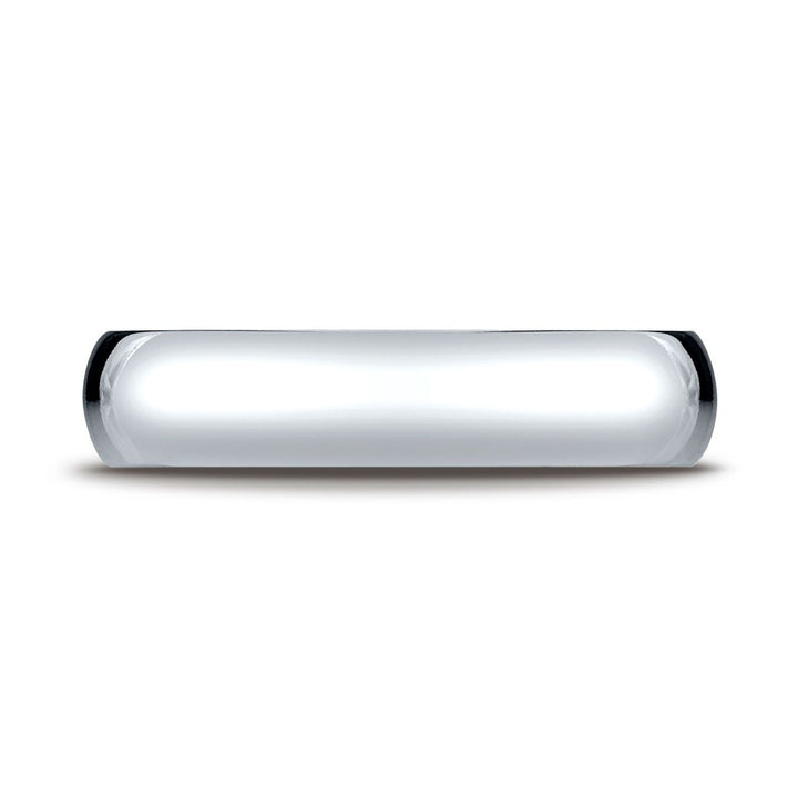 5mm Slightly Domed Super Light Comfort-Fit Wedding Band, in Platinum | RockHer