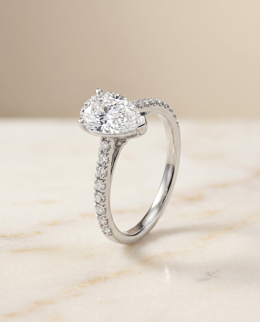 The ดอนนา Engagement Ring, made to order in our Los Angeles atelier