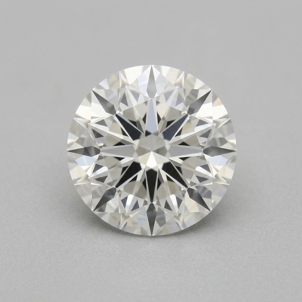 1-3/4 Carat Round Lab Grown Diamond — top-down face-up view